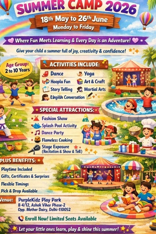 Purple Kidz Play Park-Summer Camp 2026