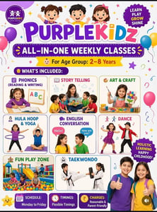 Purple Kidz-All in One Weekly Classes