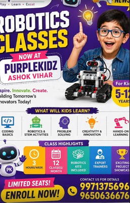 Purple Kidz-Robotics Classes for Kids