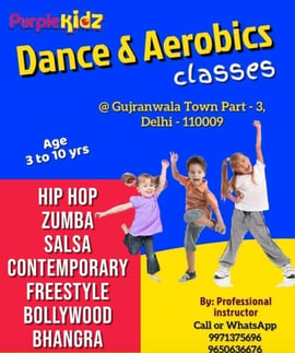 Purple Kidz Play Park-Dance & Aerobics Classes