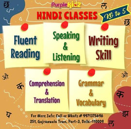 Purple Kidz Play Park-Hindi Classes