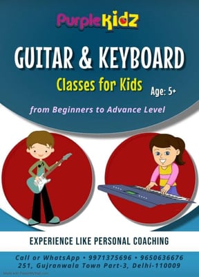 Purple Kidz Play Park-Guitar & Keyboard Classes For Kids