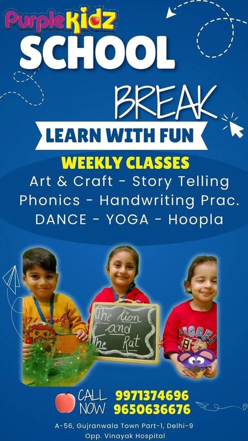 Purple Kidz Play Park-Weekly Classes