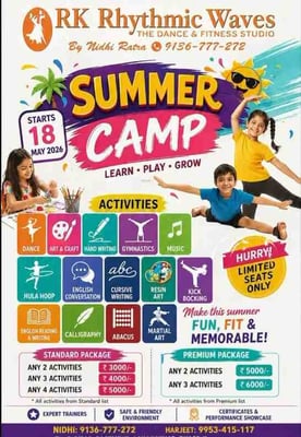 RK Rhythmic Waves The Dance and Fitness Studio-Summer Camp 2026