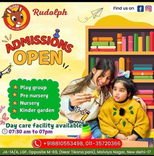 RUDOLPH PRE SCHOOL-Admissions Open 2026