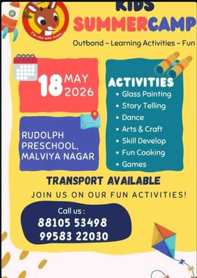 RUDOLPH PRE SCHOOL-Kids Summer Camp
