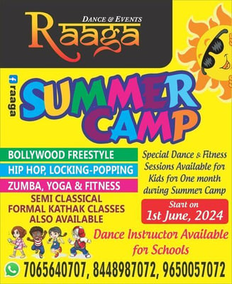 Raaga Dance & Events-Summer Camp