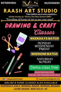 Raash Art Studio-Drawing and Craft Classes