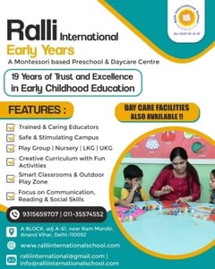 Ralli International School - Kids Admissions Open