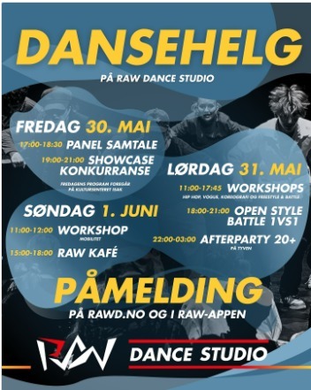 Raw Dance Studio  -  Dansehelg Workshop