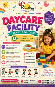 Rhythm Play School and Daycare-A Safe and Happy Space for Little Explorers