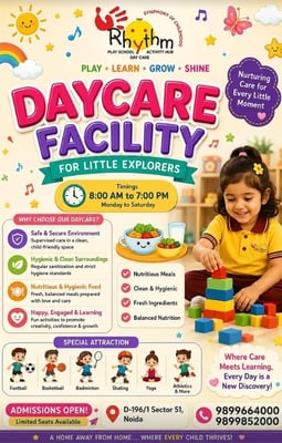 Rhythm Play School and Daycare-A Safe and Happy Space for Little Explorers