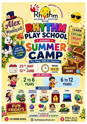 Rhythm Play School and Daycare-Summer Camp 2026