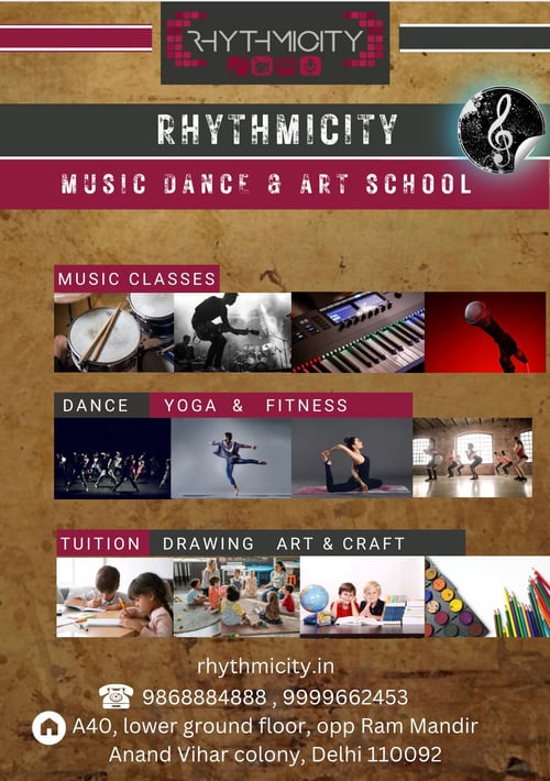 Rhythmicity  -  Music Dance and Art Classes