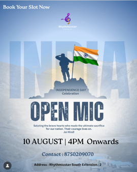 Rhythmicstan  -   Open Mic Independence Day Celebration