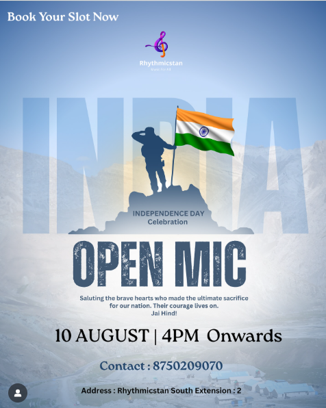 Rhythmicstan  -   Open Mic Independence Day Celebration