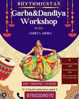 Rhythmicstan - Garba and Dandiya Workshop