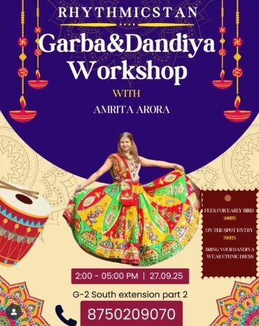 Rhythmicstan - Garba and Dandiya Workshop