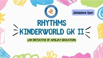 Rhythms Kinderworld  -  Admissions Open For Kids