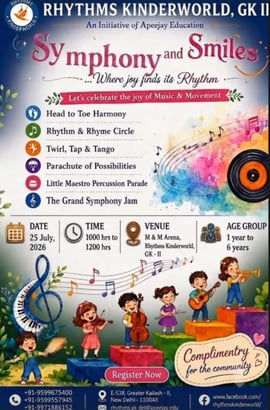 Rhythms Kinderworld-Music and Movement Workshop for Kids