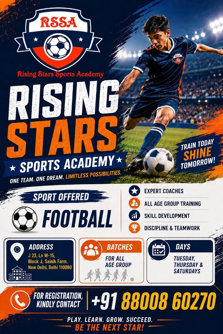 Rising Stars Sports Academy-Professional Football Coaching