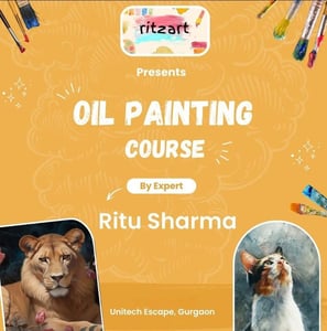 Ritzart Art and Craft classes-Oil Painting Course for Kids