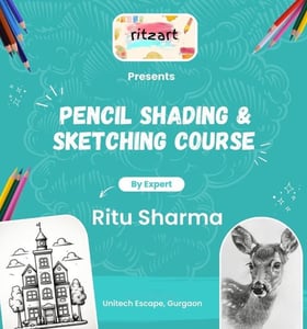 Ritzart Art and Craft classes-Pencil Shading and Sketching Course