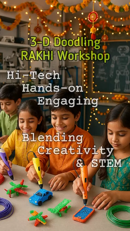 RoboClub  -  3D Doodling Rakhi Making Workshop