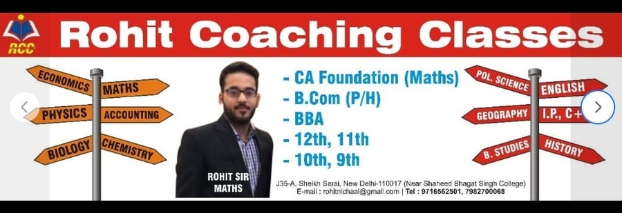 Rohit Coaching Classes-Academic and Commerce Coaching