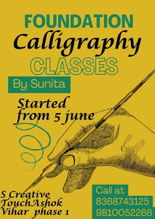 S Creative Touch  -  Calligraphy Classes