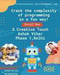 S Creative Touch  -  Programming and coding classes