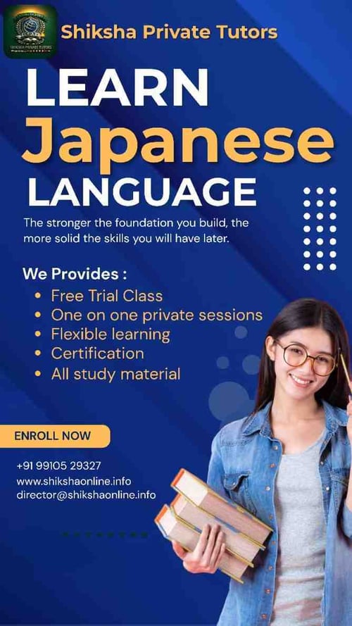 SHIKSHA PRIVATE TUTORS-Learn Japanese Language