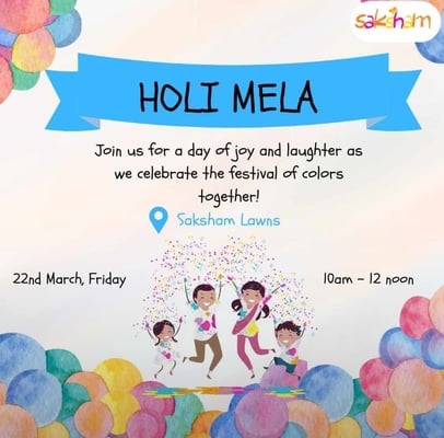 Saksham Preschool-Holi Mela