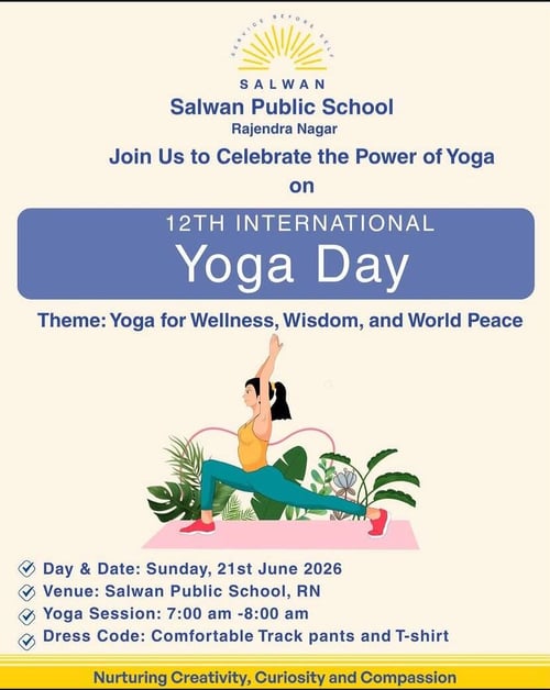 Salwan Public School-Celebrate Wellness and Harmony International Yoga Day 2026