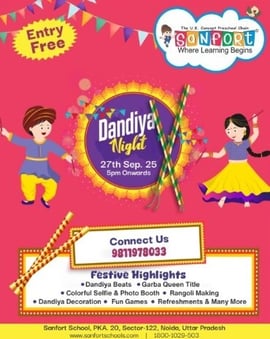 Sanfort Play School - Dandiya Night