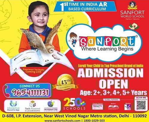 Sanfort Play School-Admission Open