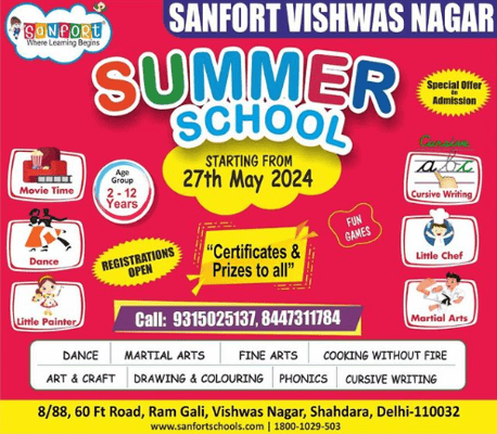 Sanfort Play School-Summer Camp