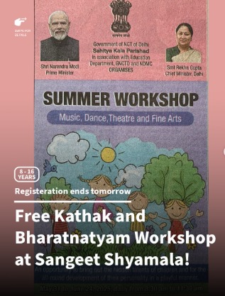 Sangeet Shyamala  -  Summer Workshop