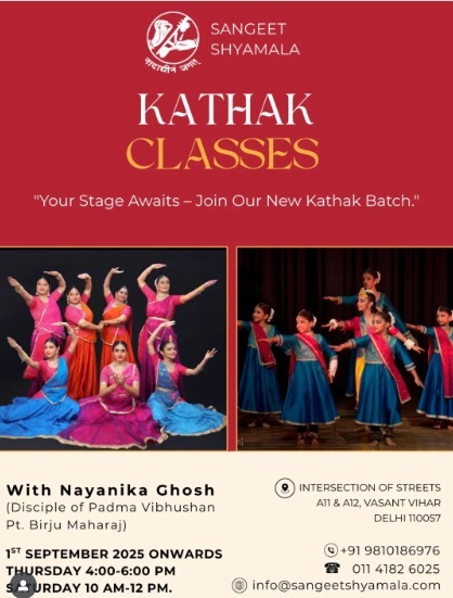 Sangeet Shyamala -  Kathak Dance Classes