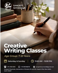 Sangeet Shyamala-Creative Writing Classes for Kids