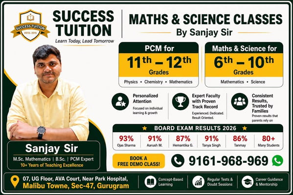 Sanjay Success Tuition- Maths & Science Classes