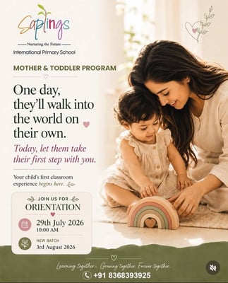 Saplings Pre School-Mother and Toddler Program
