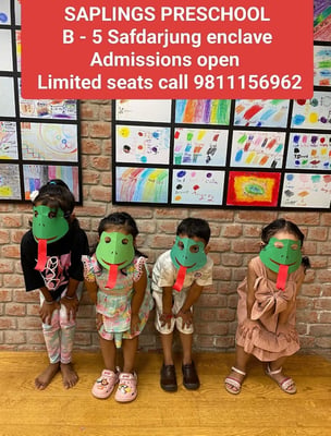 Saplings Preschool-Admissions Open