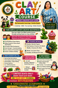 Saraswatei Learnings-Clay Art Course for Kids