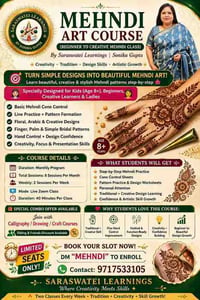 Saraswatei Learnings-Mehndi Art Course for Kids