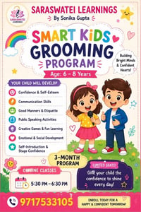 Saraswatei Learnings-Smart Kids Grooming Program