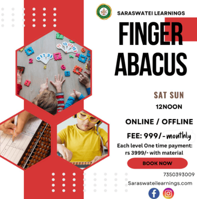 Saraswatei learnings-Finger Abacus