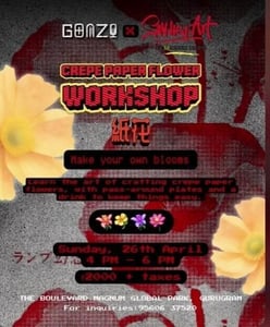 Say Hey to Art-Crepe Paper Flower Workshop