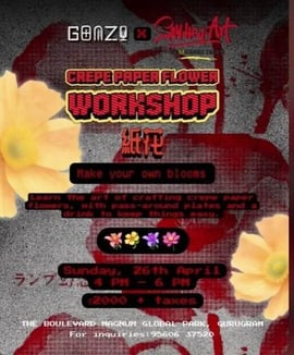 Say Hey to Art-Crepe Paper Flower Workshop