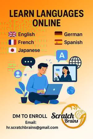 Scratch Brains  -   Online Language Classes